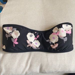 Kate Spade Tube Top Bathing Suit w/ detach straps